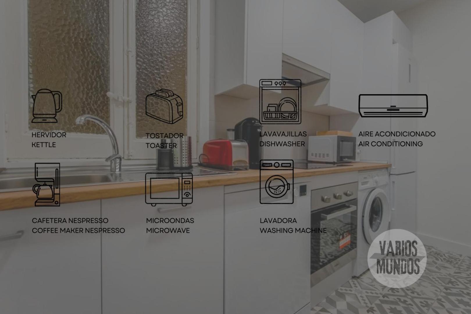 Apartament Modern 6pax En La Plaza De Tirso-centro E1 Madrid